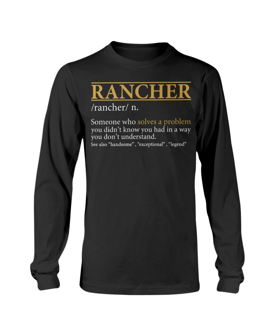 Funny RANCHER definition Birthday or Christmas Gift Sweatshirt & Hoodie