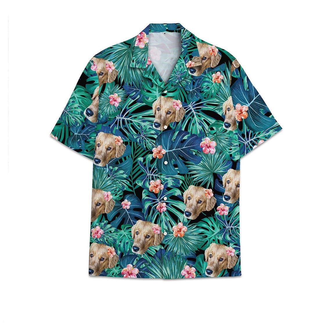 Aloha Hawaii Shirt Pet Combination Print Made In Summer Beach Shirts 14 Ha87924