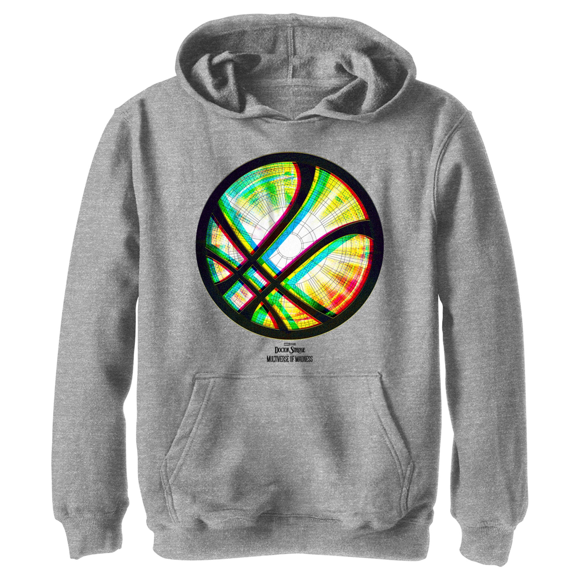 Boy’S Marvel Doctor Strange In The Multiverse Of Madness Neon Logo Pull Over Hoodie