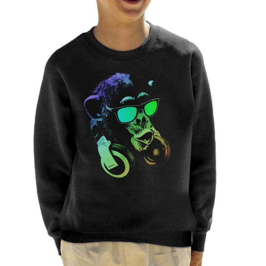 Monkey DJ Kid’s Sweatshirt