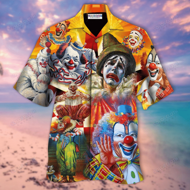 Clown Halloween Hawaii Shirt For Men Women Adult Ha49676