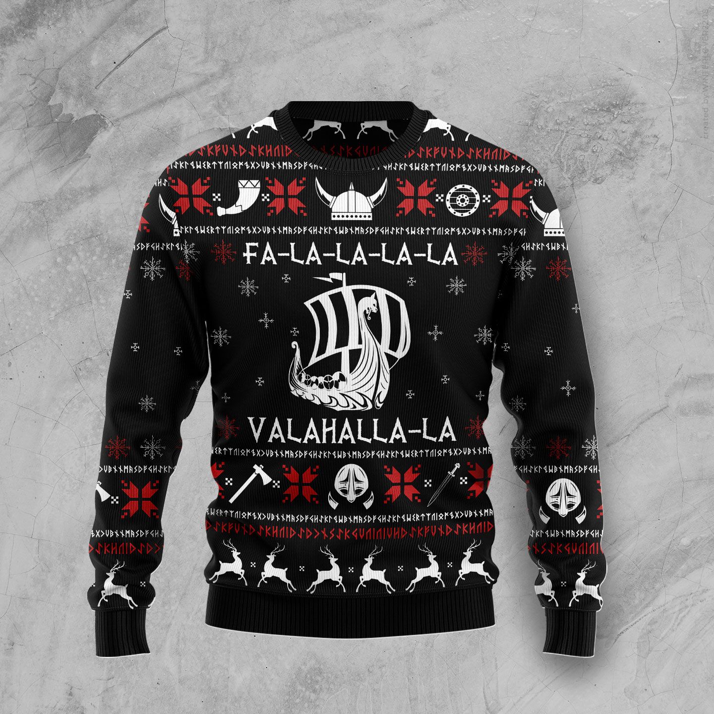 Valhalla Viking G51023 Ugly Christmas Sweater