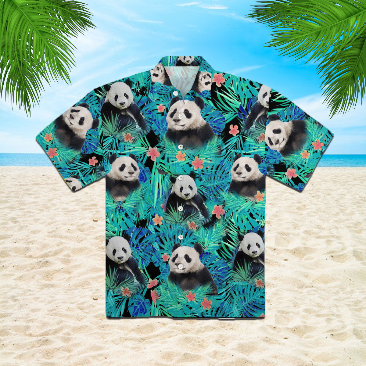 Oragontee Panda Tropical Hawaii Shirt For Men Women Adult Ha52580