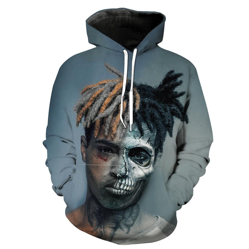 Zombie XXXTentacion Hoodies – Music Pullover Grey Hoodie