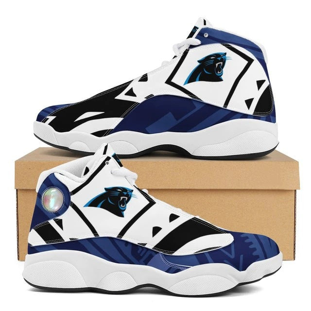 Carolina Panthers Casual 3D Air Jordon Shoes