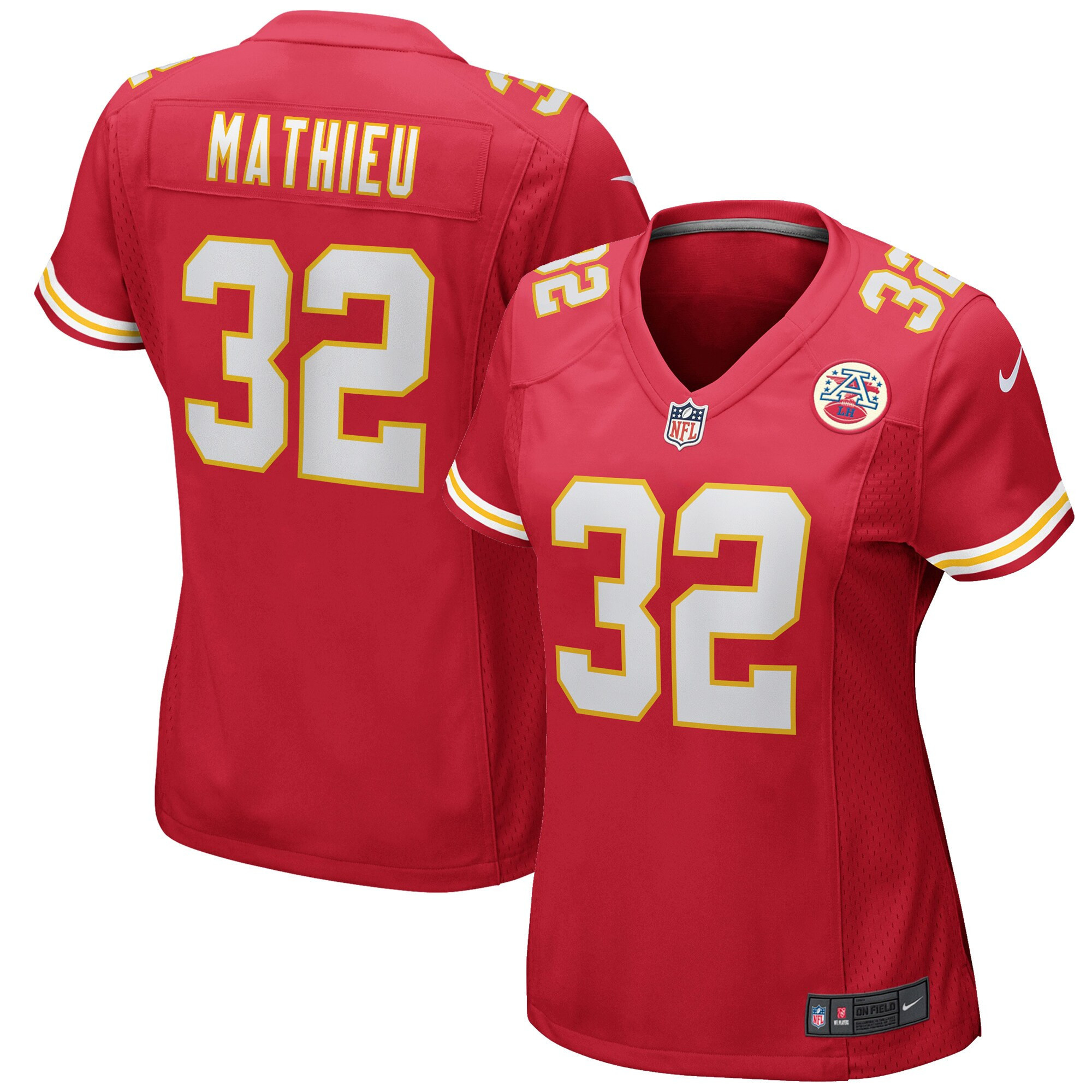 Tyrann Mathieu Kansas City Chiefs Womens Game Jersey – Red NFL