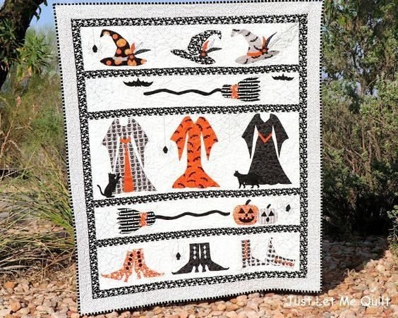 Witch Halloween Cla0710788Q Quilt Blanket