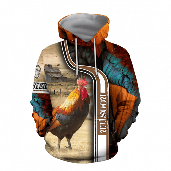 Animal Gifts Rooster Gifts Red Rooster Farmer Us Unisex Size Hoodie