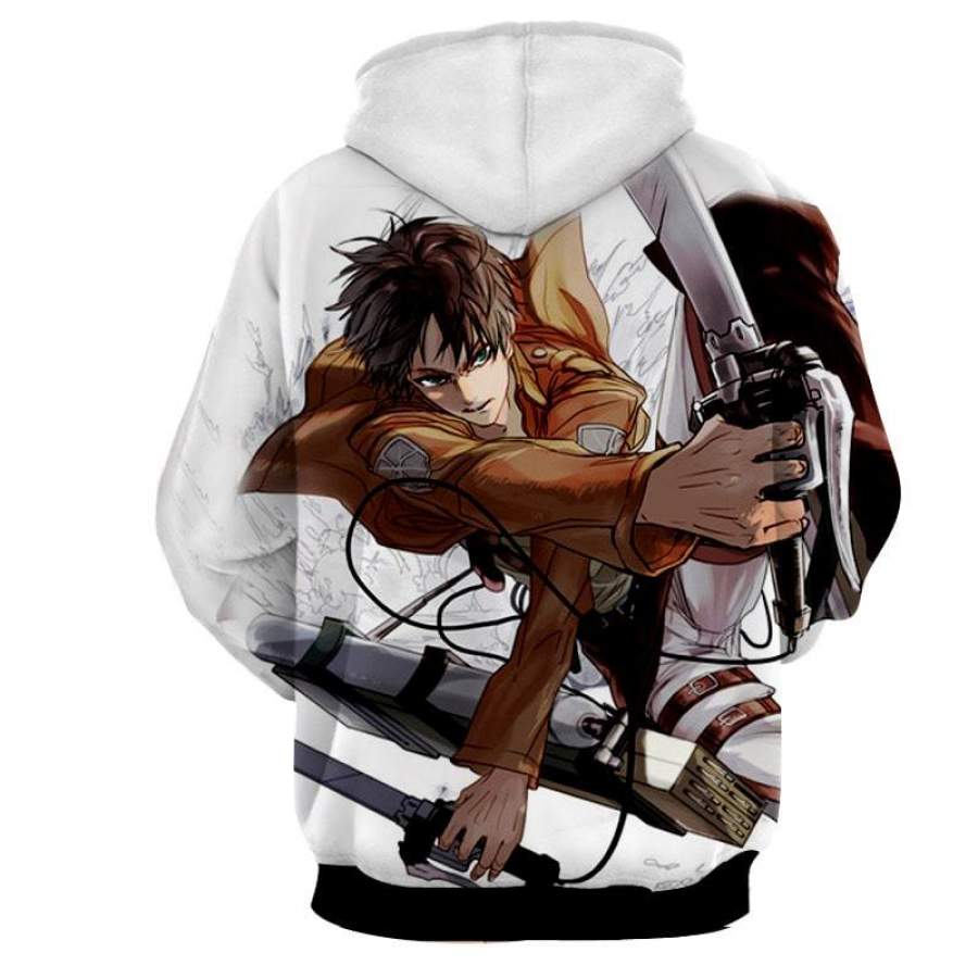 Eren Yeager Blade Attack on Titan Hoodie - TopTrendingUS