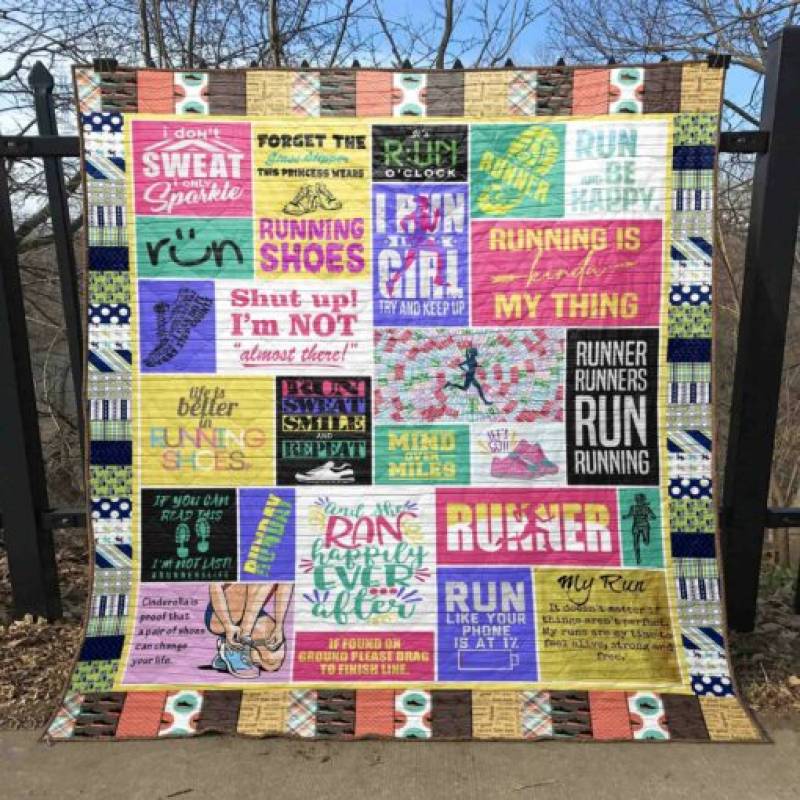Life Is Better In Running Shoes Fleece Blanket, Small, Medium, Large, X-large, hfl29274