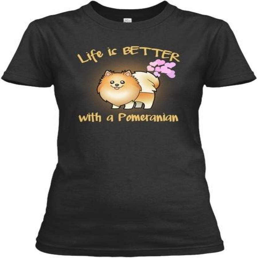 Love With My Pomeranian Gildan Women’s Tee T-Shirt