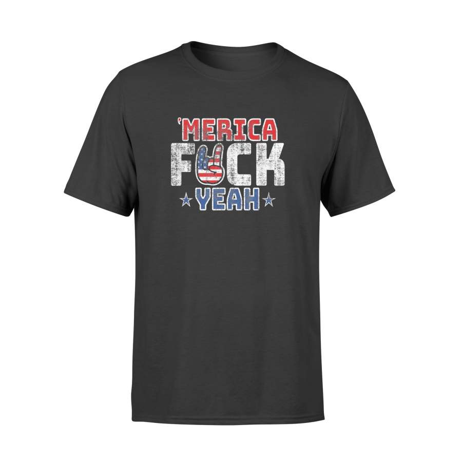 4th Of July Merica Fuck Yeah T-shirt – Standard T-shirt