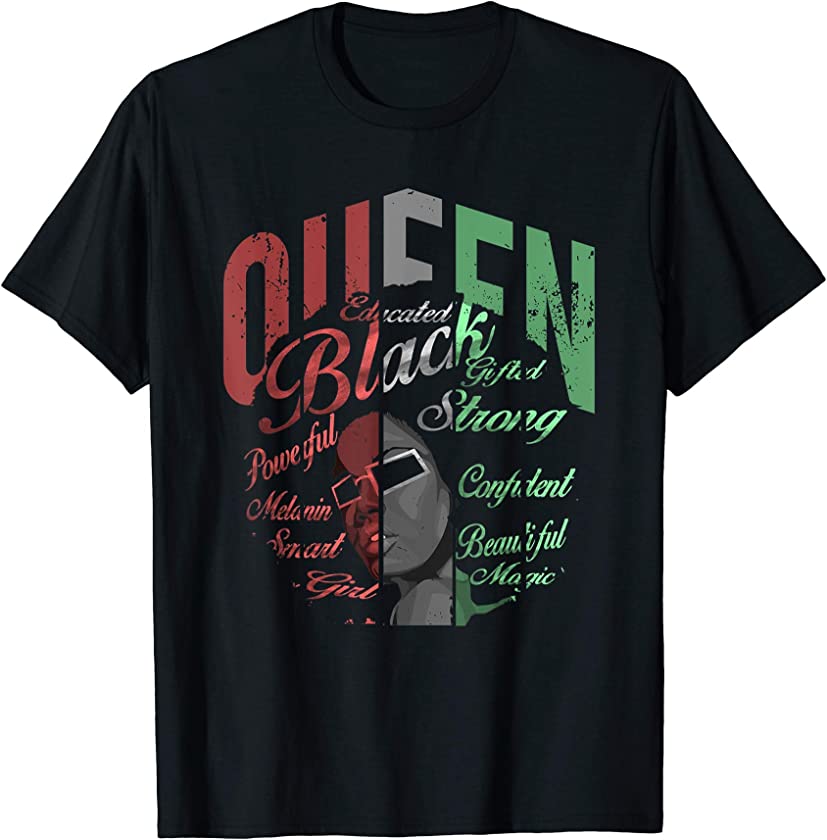 African American Gift for Educated Strong Black Woman Queen T-Shirt