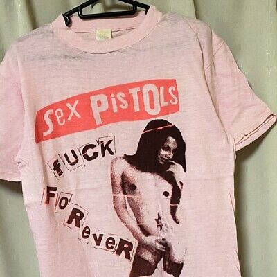 80s Vintage  Sex Pistols Uk Punk Band Rock T-shirt Pakistan Made 3943