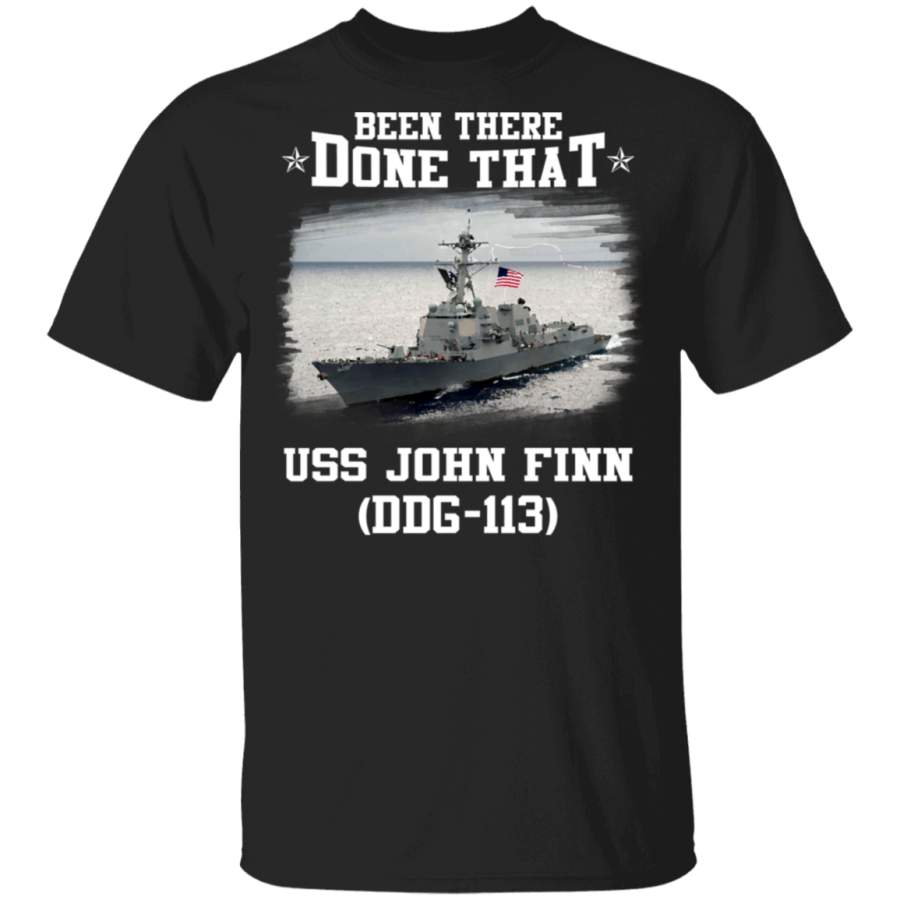 USS John Finn DDG-113  Veterans Day Christmas Gift T-Shirt