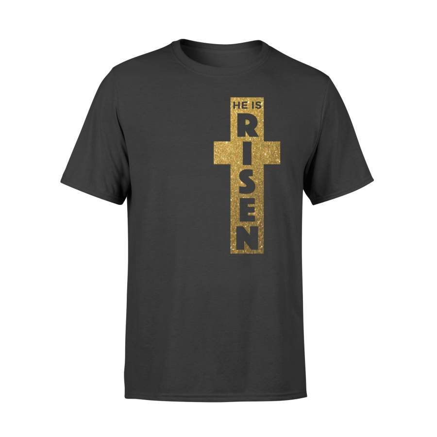 Easter He Is Risen Christian Graphic Faith T Shirt