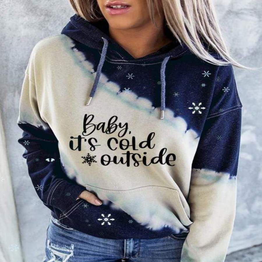Christmas baby its cold outside 3D All Over Printed Hoodie Sweater #V
