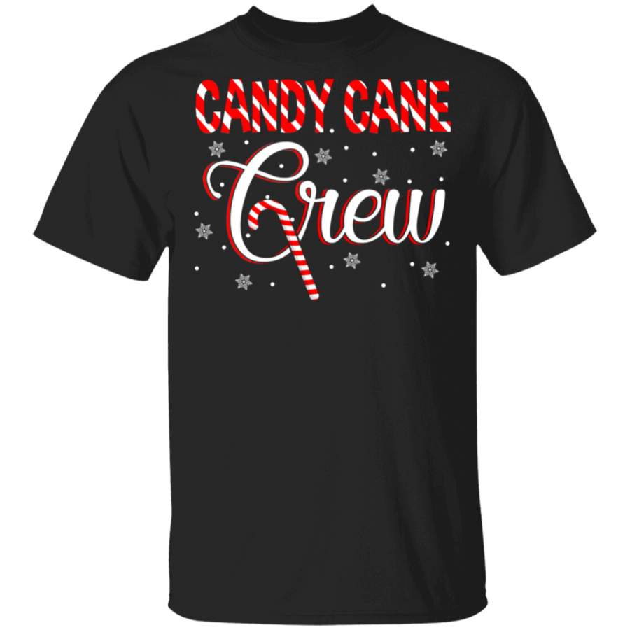 Christmas Candy Cane Shirt Candy Cane Crew Funny Christmas Candy Cane Lover Squad Matching Family Group Gifts T-Shirt