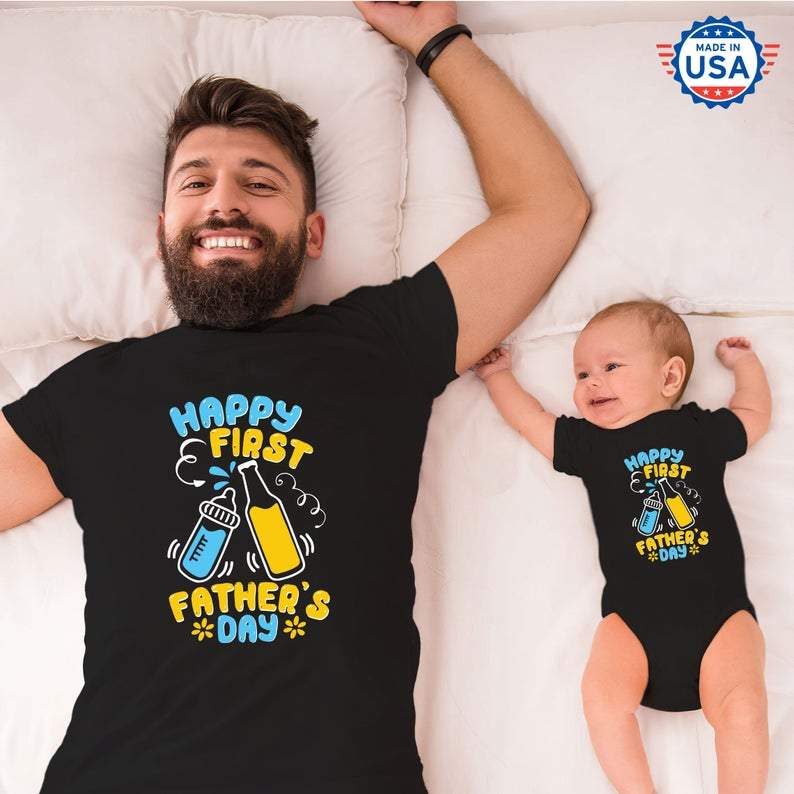 Happy First Father’s Day Matching Shirt