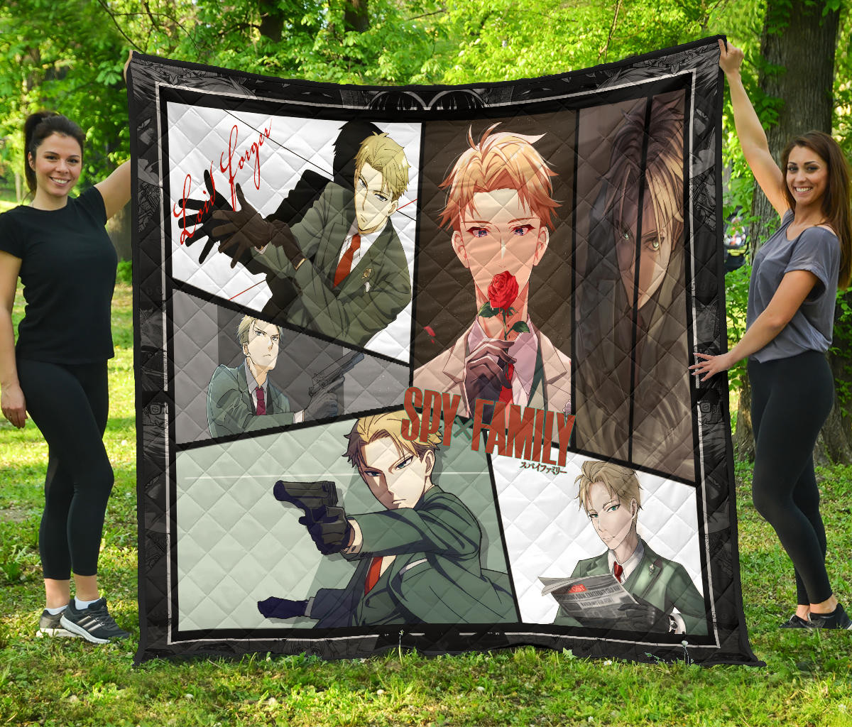 Loid Forger Spy X Family Premium Quilt Blanket Anime Home Decor Custom For Fans Na042703