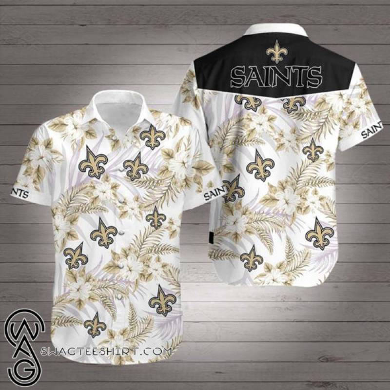 New orleans saints team football hawaiian shirt – Maria