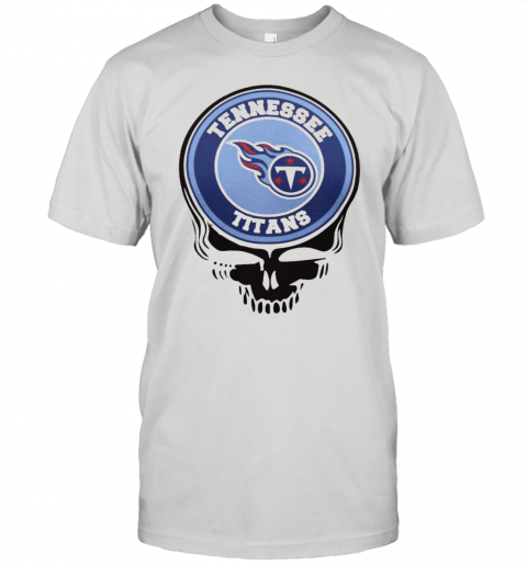 Tennessee Titans Football Skull Unisex Jersey Tee