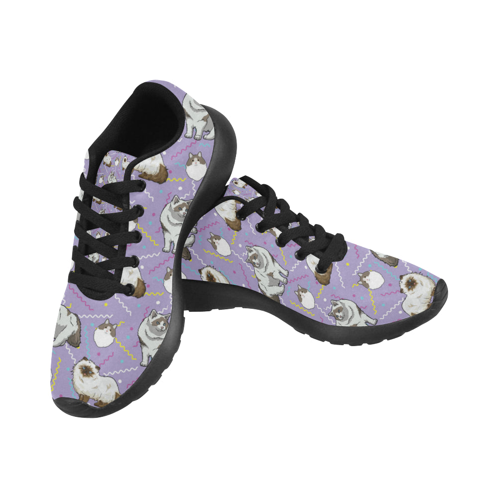 Ragdoll Black Sneakers for Women