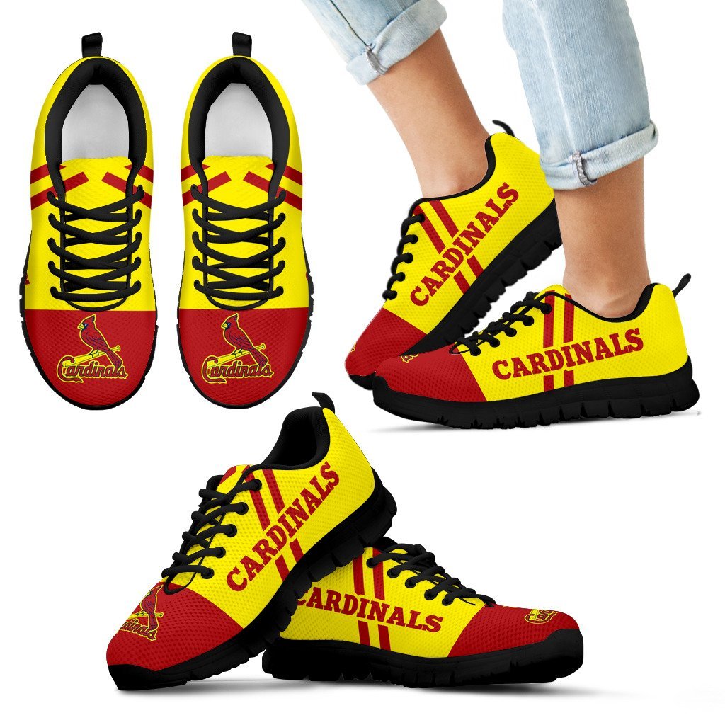 Colorful Line Stripe St. Louis Cardinals Sneakers