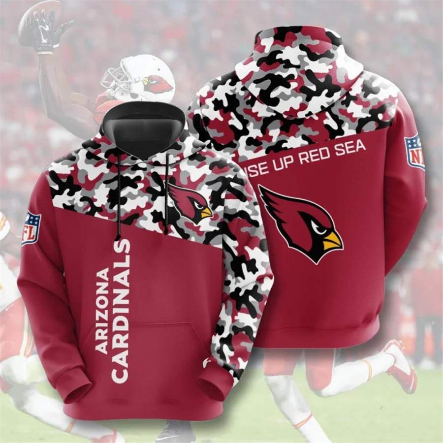 Arizona Cardinals Camouflage Casual Hoodie