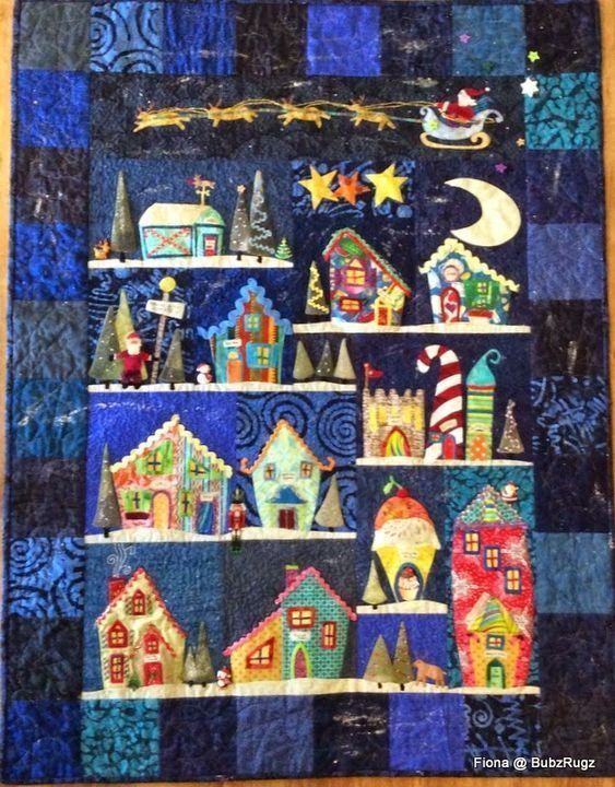 Christmas House Hur Quilt Camliih