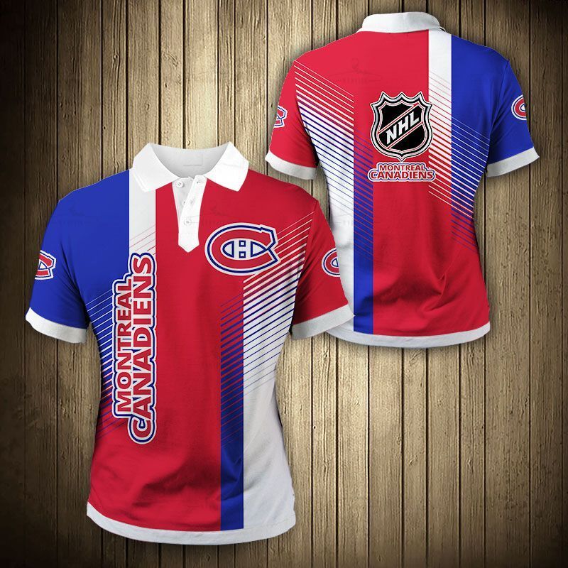 Montreal Canadiens Polo Shirt Cool Design Summer