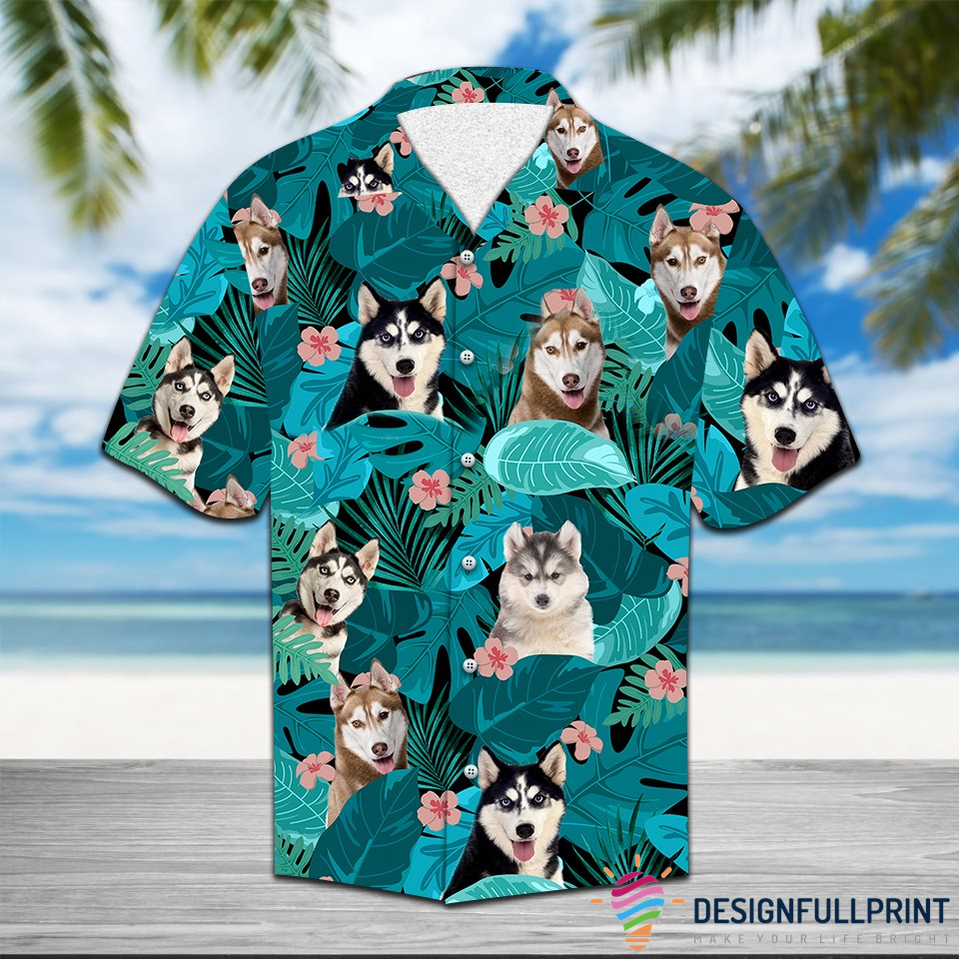 Tropical Husky Tropical Shirt Tropical Shirt Hawaiian Shirt For Men For Men Tropical Shirt Tropical Shirt Hawaiian Shirt For Men For Men Cm Dog Lover Gift