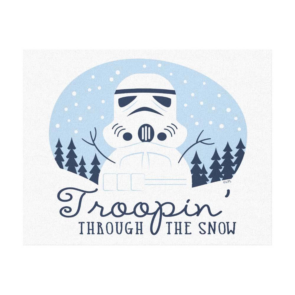 ViticStore™ Troopin Through The Snow – Christmas canvas for decor, gift for family, home decoration,  christmas canvas, christmas gift