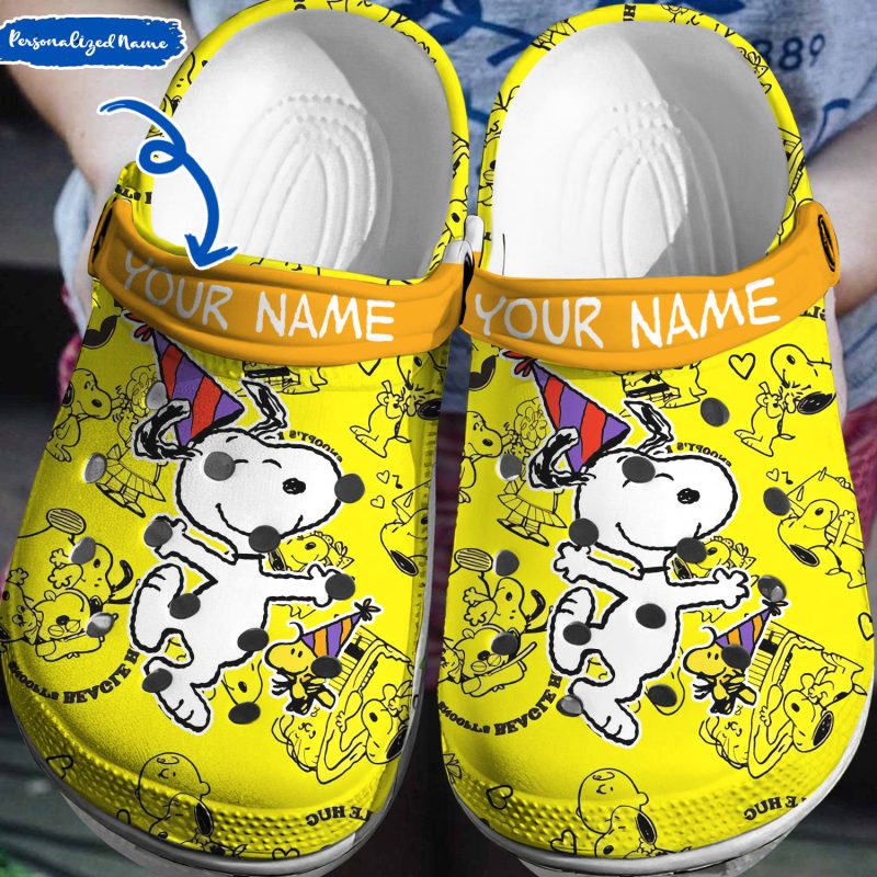 Snoopy Woodstock Crocs 3D Clog Shoes 2