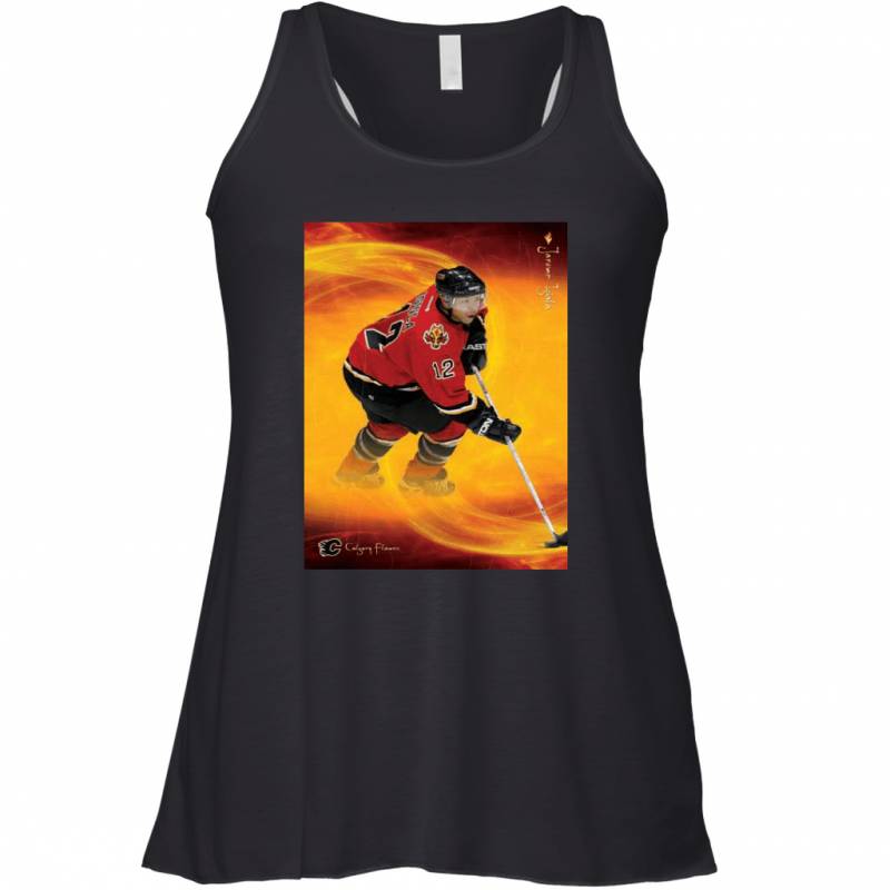 International Jarome Iginla Calgary Flames Racerback Tank