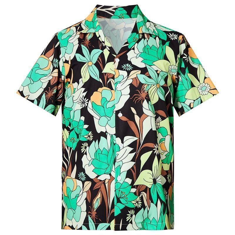 Find Mens Hawaii Shirts Flowers Printed Ha94820