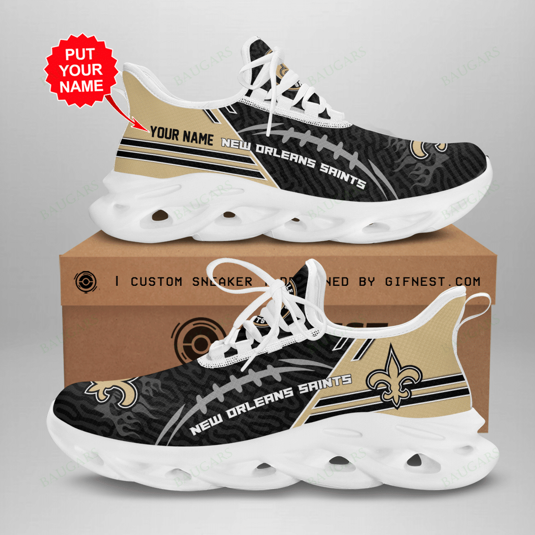 New Orleans Saints Yezy Running Sneakers Art 466