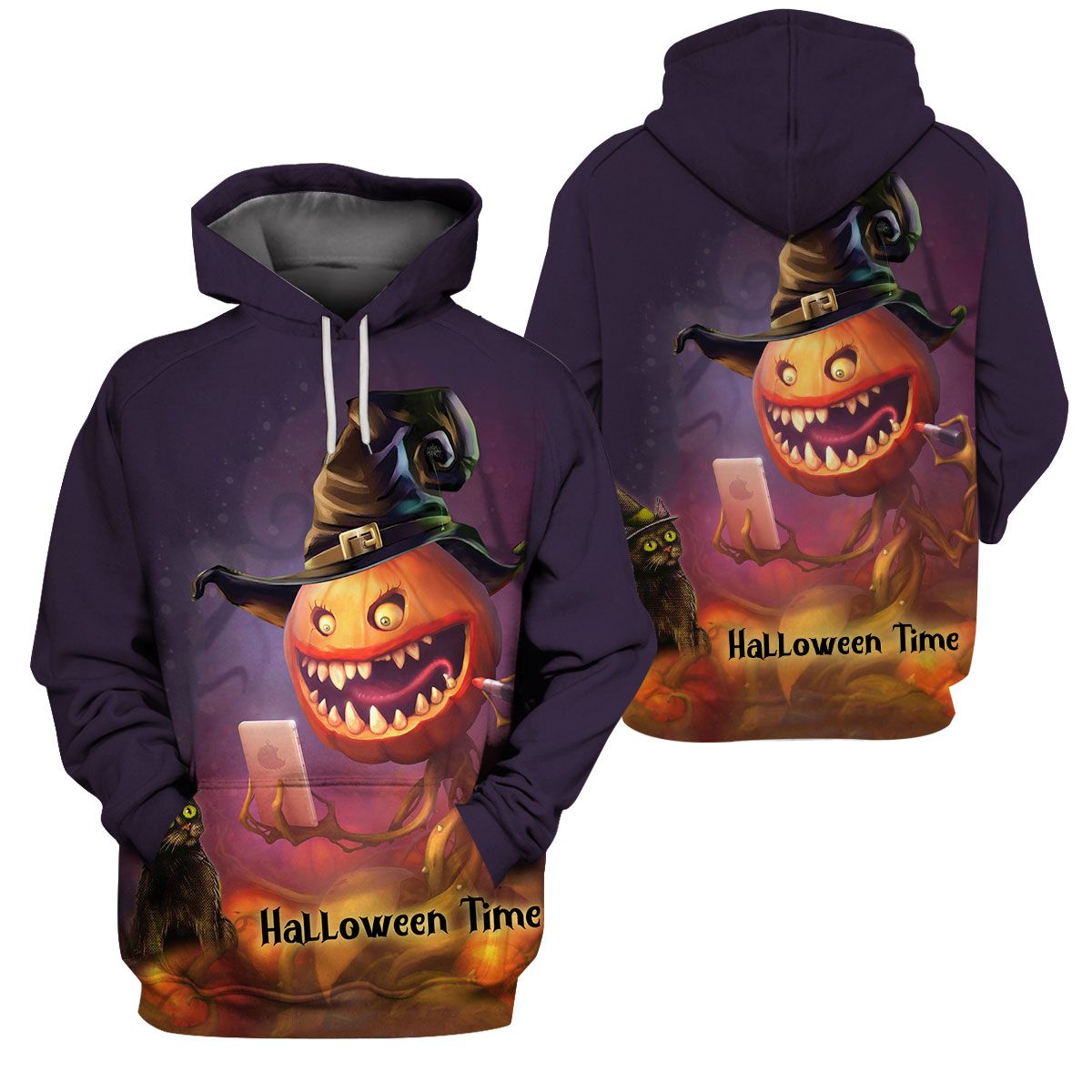 3D All-Over Printed Apparels “Halloween Time” (Av-Hg57)