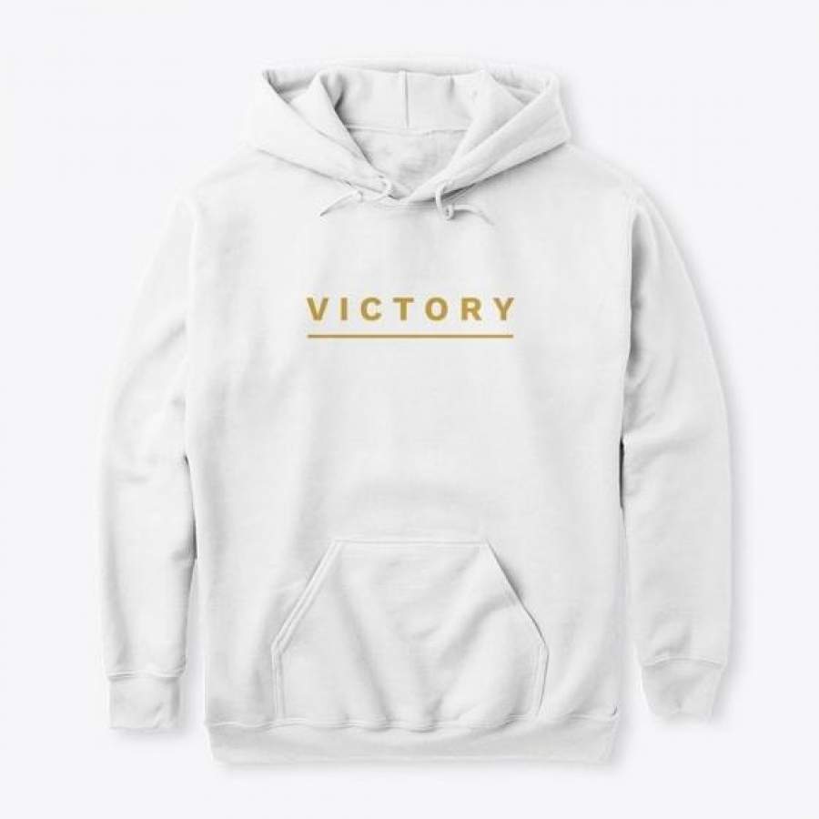 Victory Motivational Gym Gear Gildan Hoodie Sweatshirt