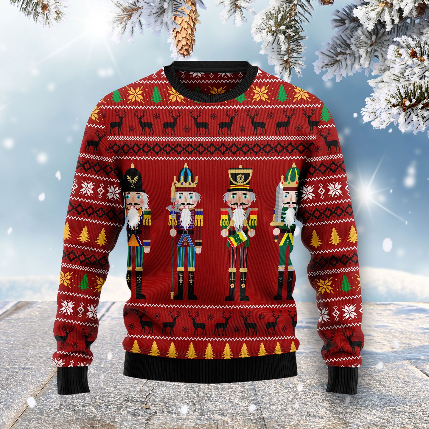 The Nutcracker Ugly Christmas Sweater | For Men & Women | Adult | Us4462