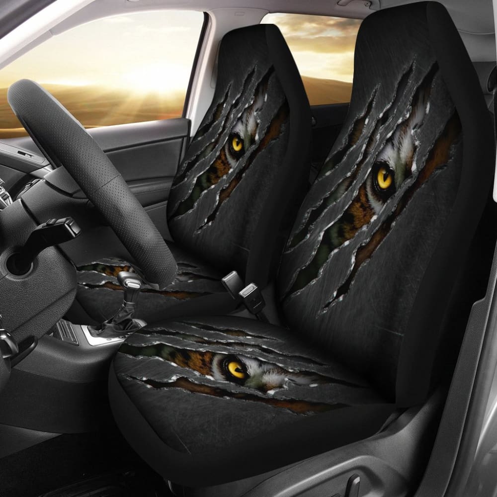 Claws Scratching Tiger Car Seat Covers 211103