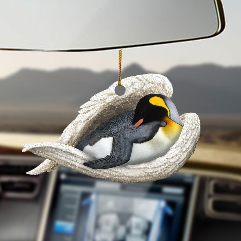 Fun Car Decor Penguin Sleeping Angel Ornament