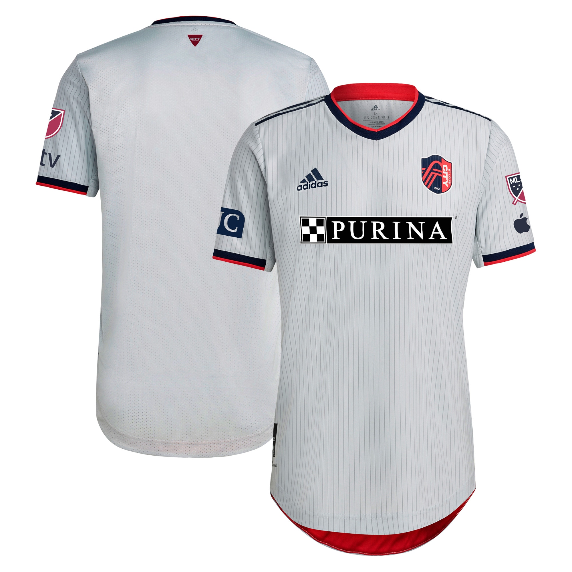 St. Louis City SC 2023 The Spirit Kit Authentic Jersey – Gray