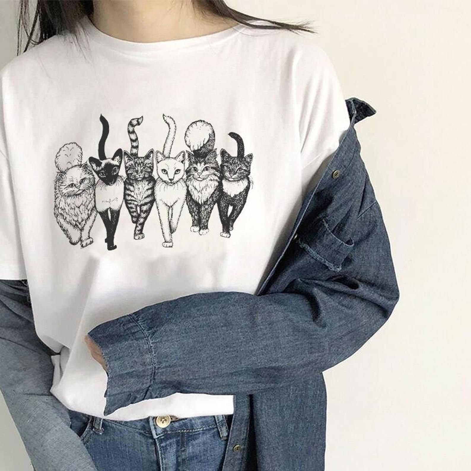 Kitty Cat Face Shirt Cat Shirt Funny Cat Shirt Kitten Shirt Cat Lover Shirt Kitten T-Shirt Whiskers Face Shirt Cat Mom Shirt