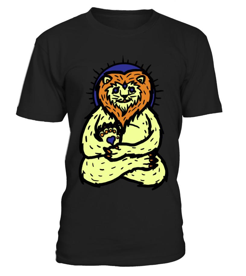 T-Shirt Spirit Animal 34 Lion T Shirts C-3A4Vw