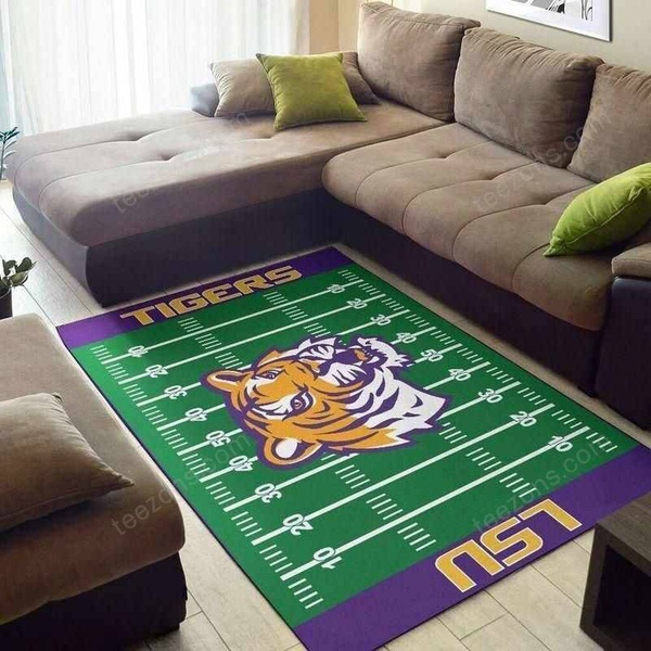 Lsu Tigers Home Field Area  Sku 309 Rug