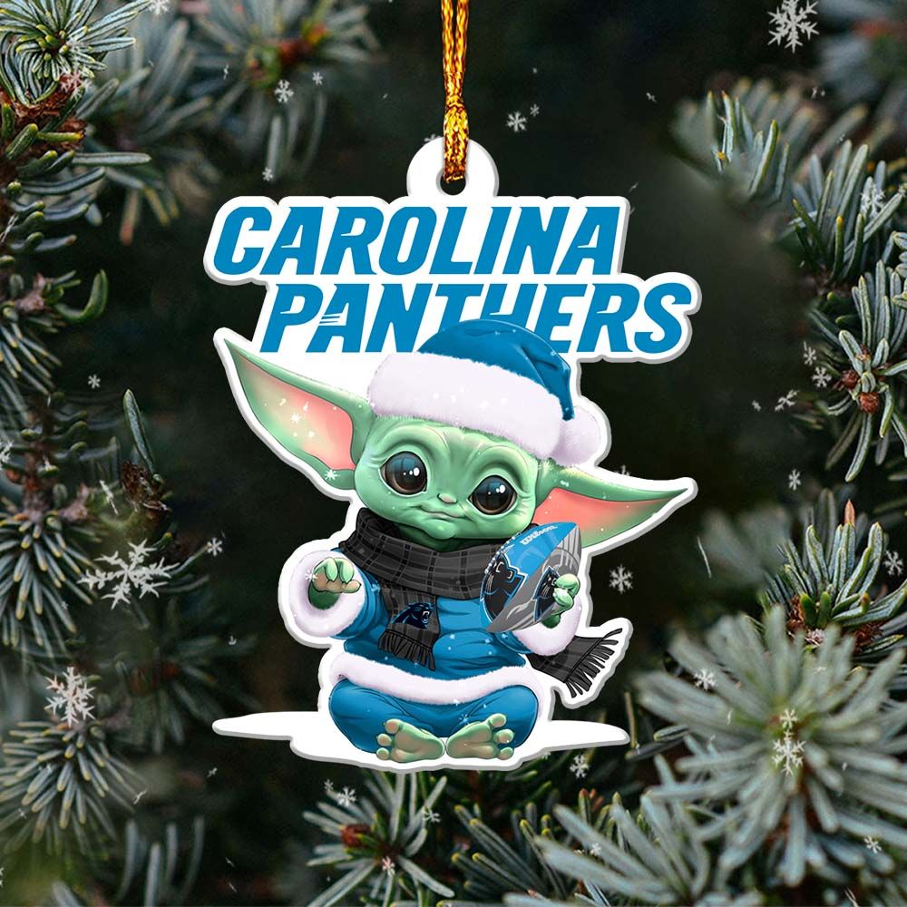 Carolina Panthers Yoda Ornament 04 XXTTT-OR0405