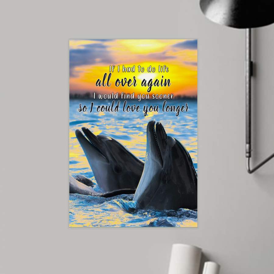 Dolphin – If I Had To Do Life All Over Again – Poster