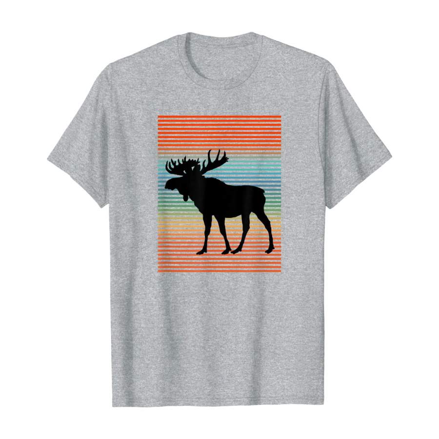 Moose Lover Shirt – Vintage Moose – Spirit Animal T-Shirt Christmas Gift Ideas