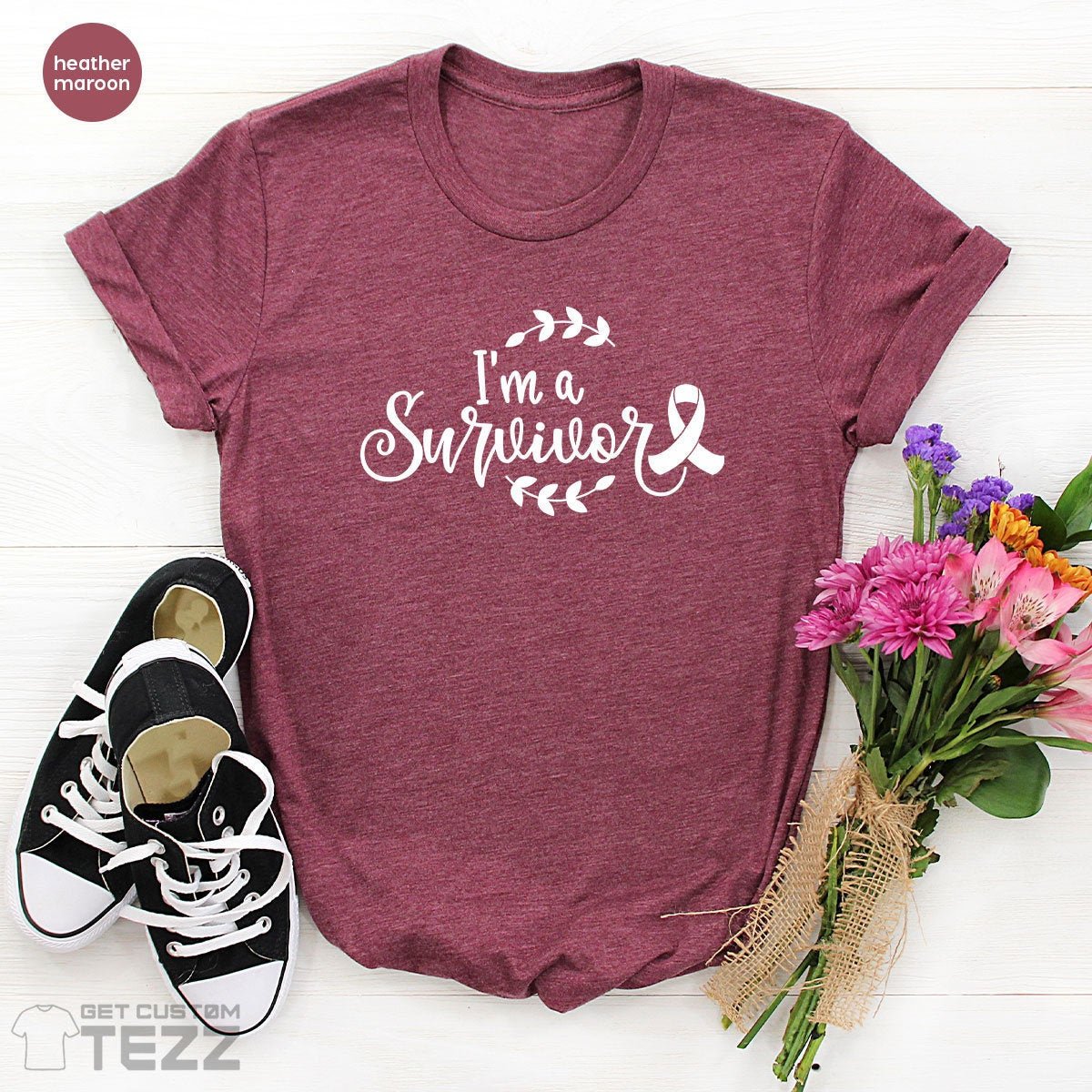 Cancer T Shirt, Cancer Survivor Tshirt, Survivor T-Shirt, Breast Cancer Shirt, Cancer Tee, Cancer Awareness Tee,I Am A Cancer Surviver Shirt